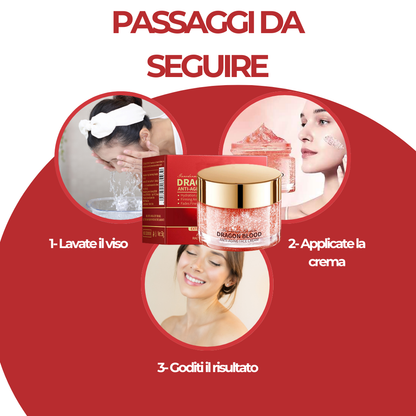 1+1 GRATIS / DRAGON BLOOD™ - RINGIOVANISCE ANNI DI VITA IN MENO DI 30 GIORNI + EBOOK ROUTINE VISO GRATIS