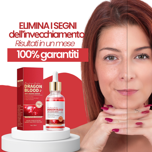 1+1 GRATIS / DRAGON BLOOD™ - DÌ ADDIO ALLE RUGHE IN POCHE SETTIMANE + EBOOK ROUTINE VISO GRATIS