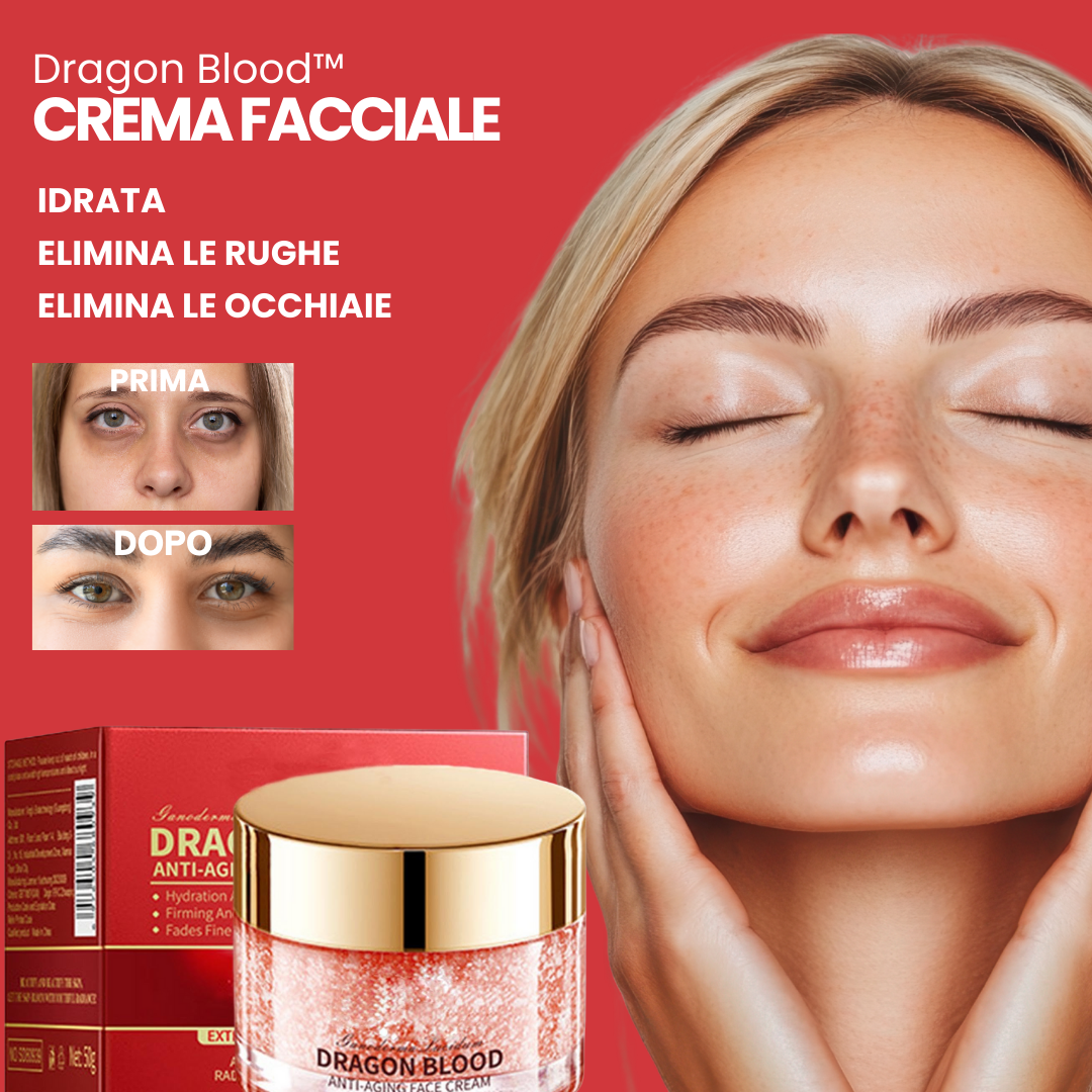 1+1 GRATIS / DRAGON BLOOD™ - RINGIOVANISCE ANNI DI VITA IN MENO DI 30 GIORNI + EBOOK ROUTINE VISO GRATIS