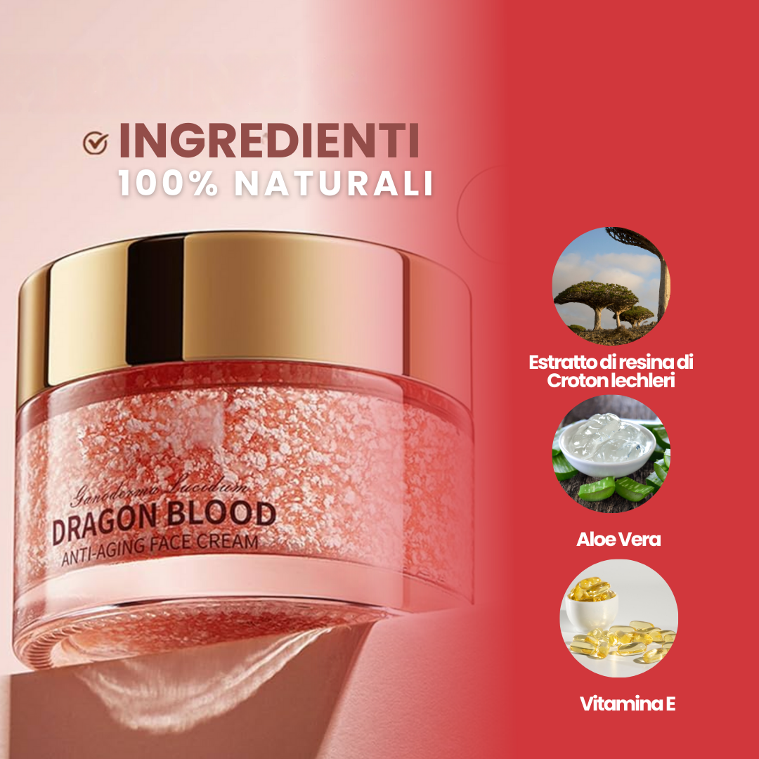 1+1 GRATIS / DRAGON BLOOD™ - RINGIOVANISCE ANNI DI VITA IN MENO DI 30 GIORNI + EBOOK ROUTINE VISO GRATIS