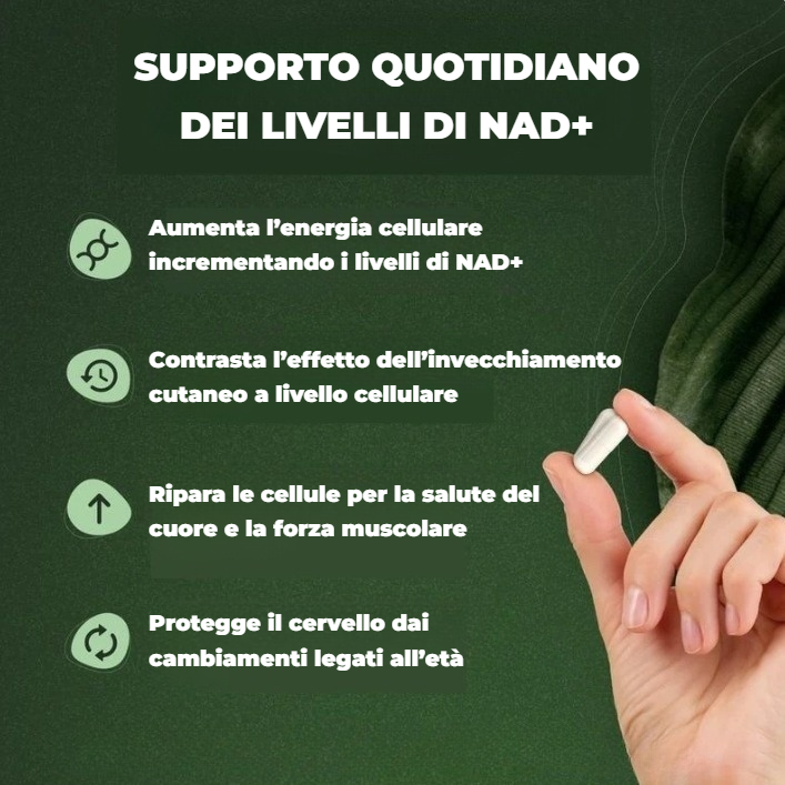 NAD+: LA MIGLIORE SOLUZIONE CONTRO L’INVECCHIAMENTO
