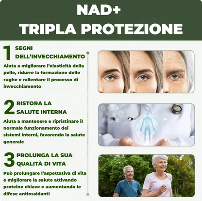 NAD+: LA MIGLIORE SOLUZIONE CONTRO L’INVECCHIAMENTO