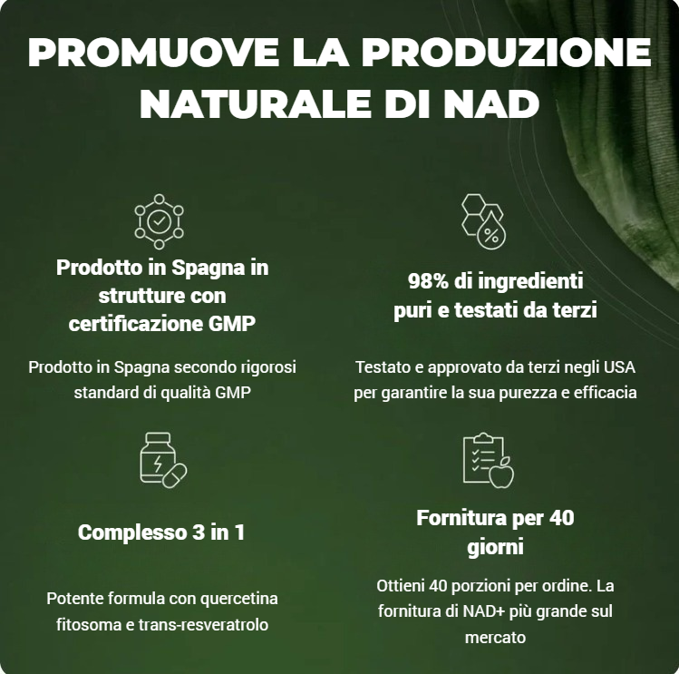 NAD+: LA MIGLIORE SOLUZIONE CONTRO L’INVECCHIAMENTO