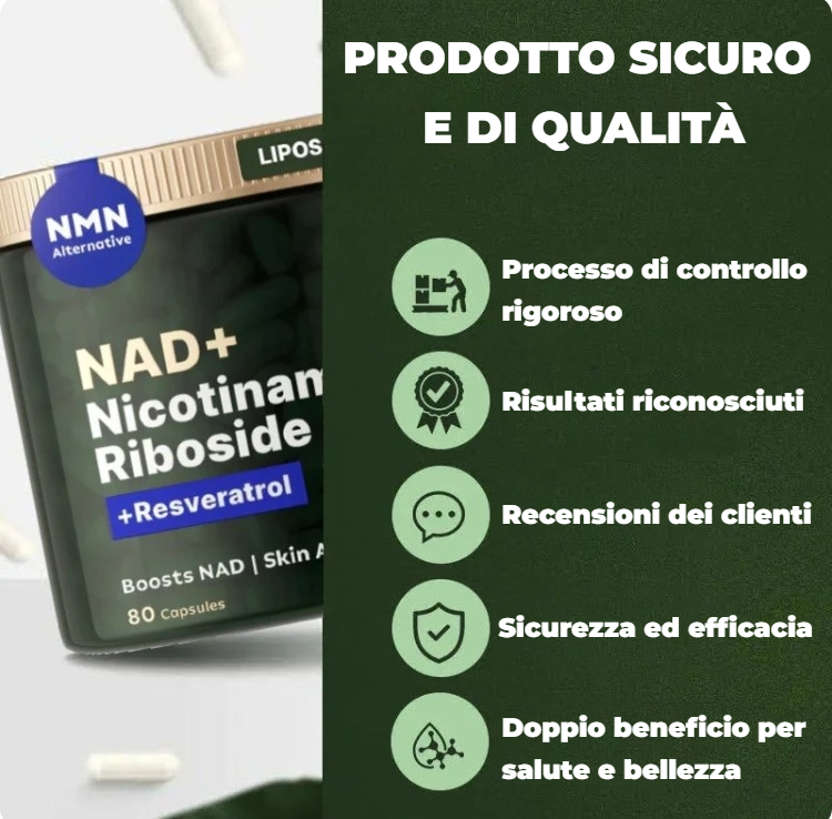 NAD+: LA MIGLIORE SOLUZIONE CONTRO L’INVECCHIAMENTO