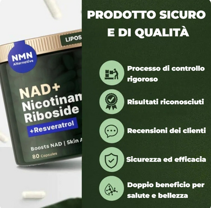 NAD+: LA MIGLIORE SOLUZIONE CONTRO L’INVECCHIAMENTO