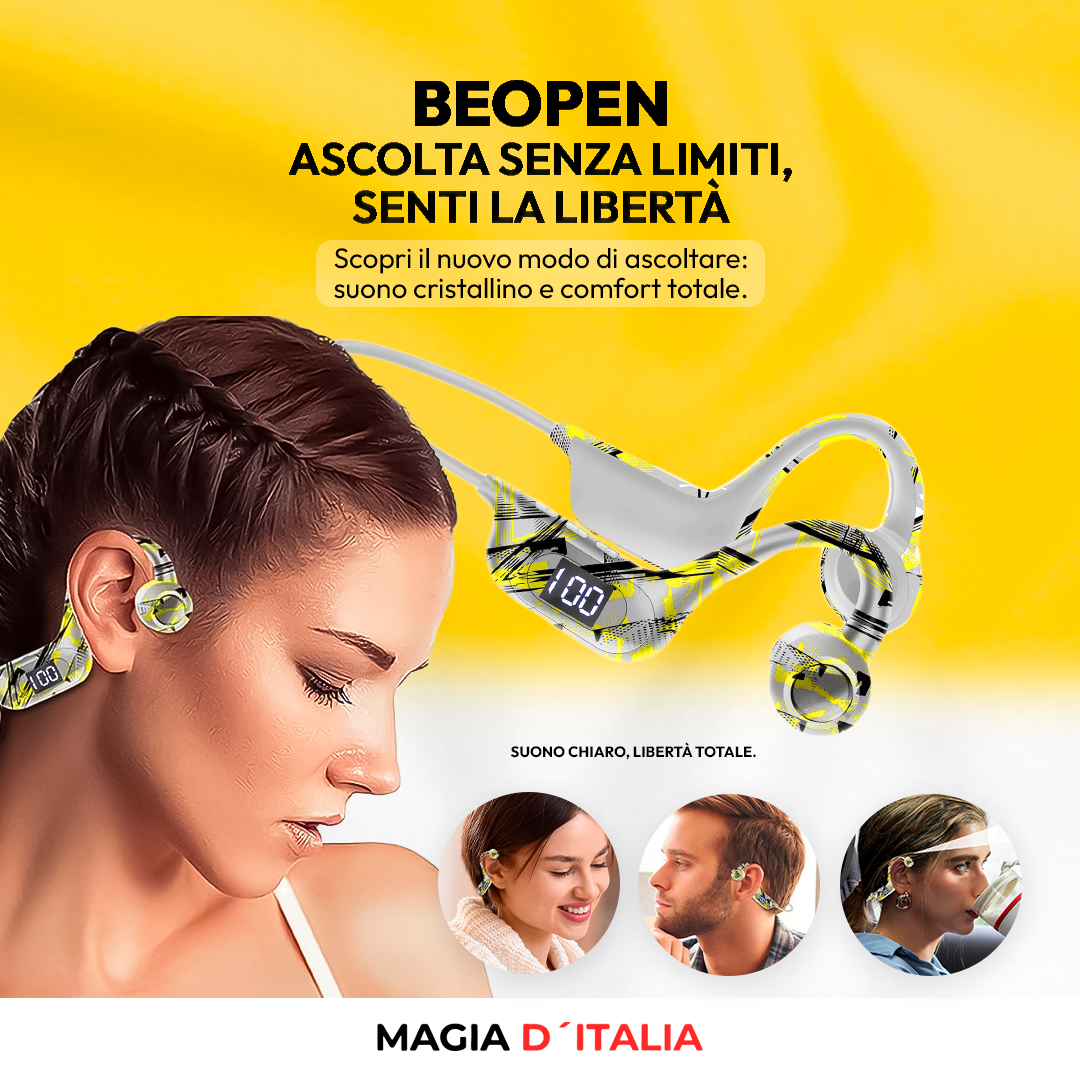 BeOpen™ - Ascolta ciò che vuoi, senza far pagare ai tuoi orecchi il prezzo