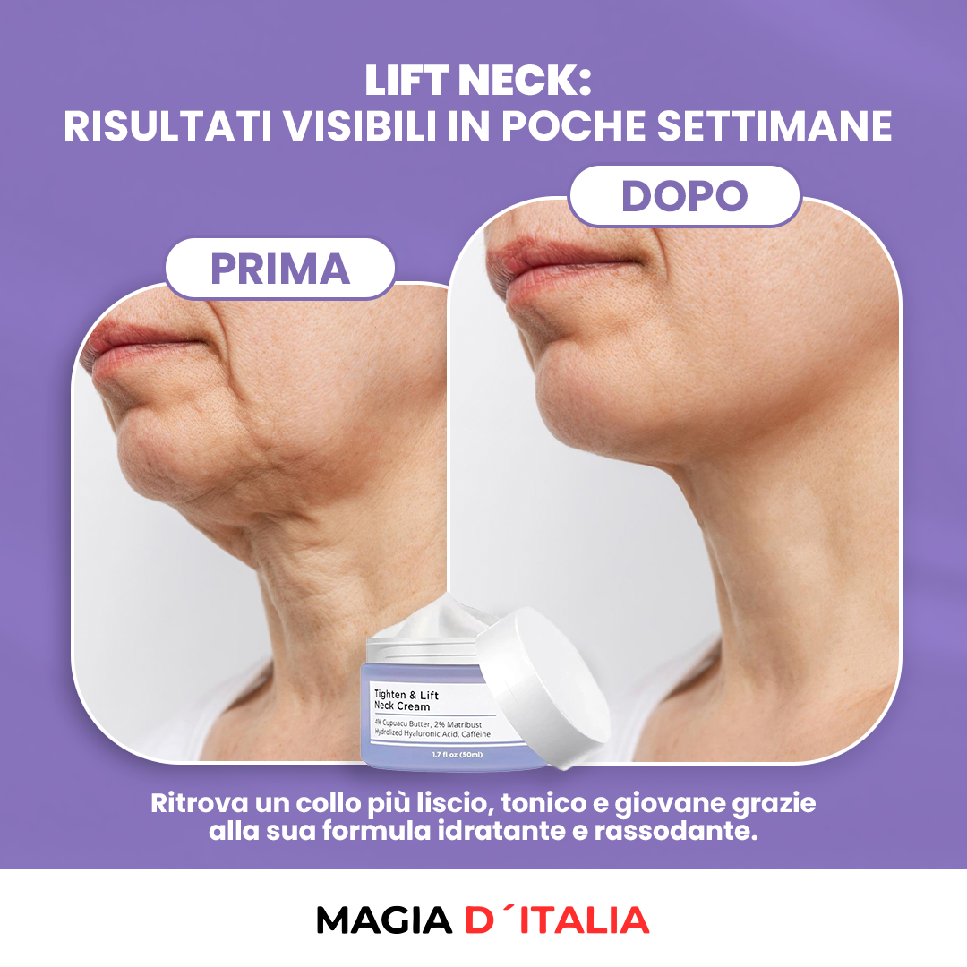 +1 GRATIS / LIFT NECK™ – COLLO PIÙ SODO E RASSODATO IN POCHE SETTIMANE + EBOOK ROUTINE VISO IN OMAGGIO