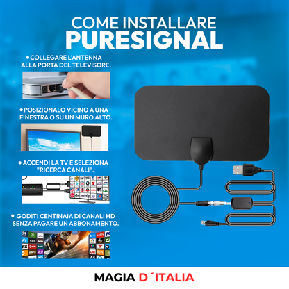 PureSignal™ - La nuova era della TV gratuita in 4K