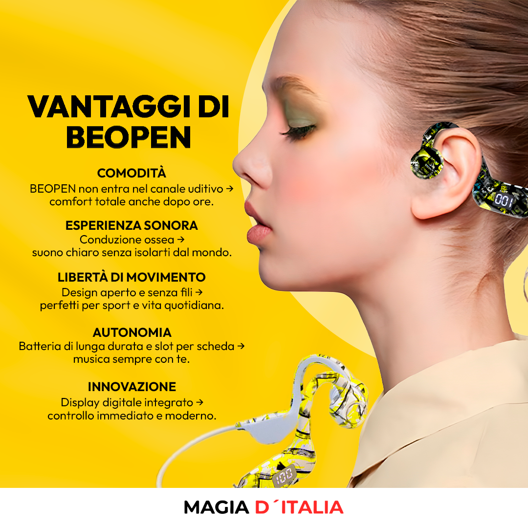 BeOpen™ - Ascolta ciò che vuoi, senza far pagare ai tuoi orecchi il prezzo