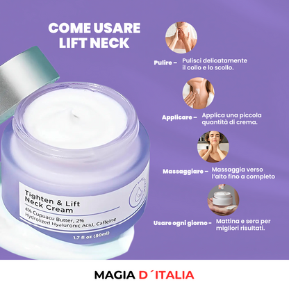 +1 GRATIS / LIFT NECK™ – COLLO PIÙ SODO E RASSODATO IN POCHE SETTIMANE + EBOOK ROUTINE VISO IN OMAGGIO