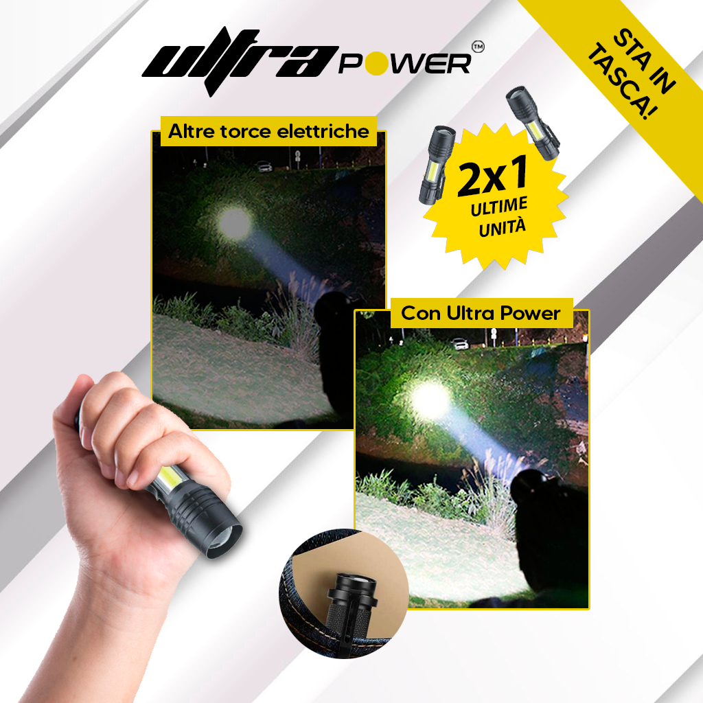 UltraPower™ – Torcia Ultrapotente, Pronta per ogni emergenza